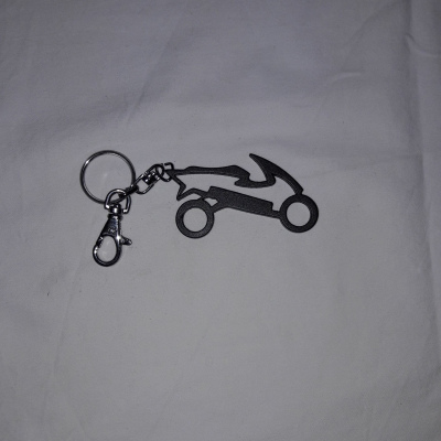 Брелок байк контурный