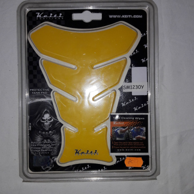 Наклейка на бак Keiti маленькая желтая