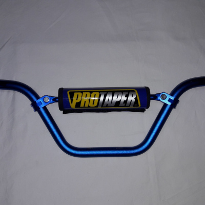 Руль алюминиевый высокий PROTAPER синий