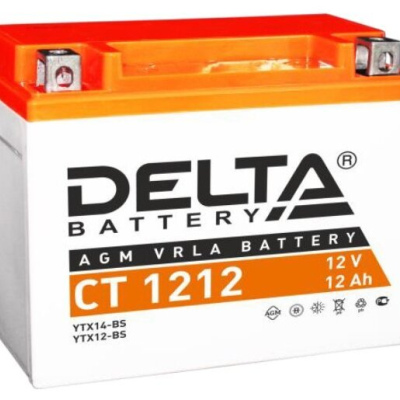 аккумулятор DELTA Battery CT 1212 (YTX14-BS / YTX12-BS)
