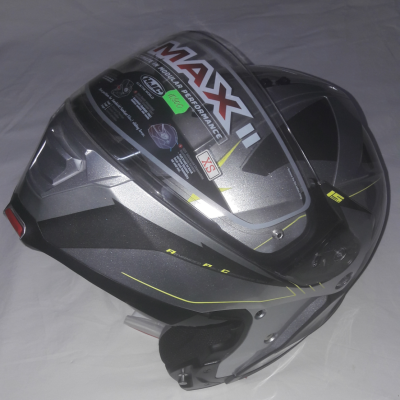 Шлем модуляр HJC  IS-MAX II cеребристо-желтый
