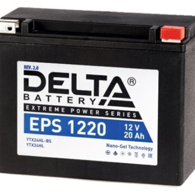 Мото аккумулятор DELTA Battery EPS 1220 (YTX24HL-BS / YTX24HL)